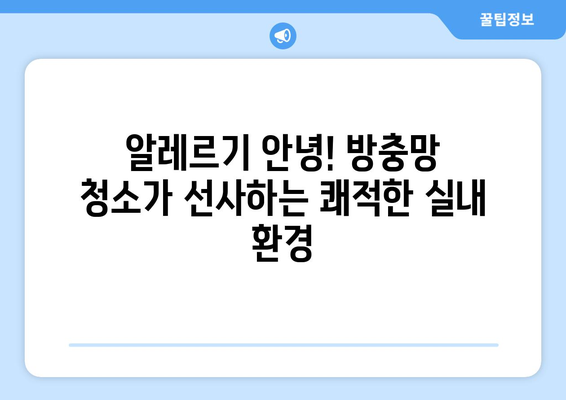 방충망 청소, 건강까지 잡는 놀라운 효과! | 집안 전체 건강 개선, 숨겨진 이점, 청소 팁