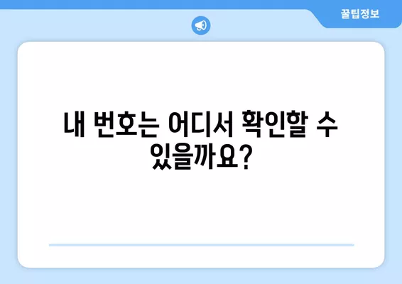 개인통관고유부호 조회 & 발급 완벽 가이드 | 간편하게 내 번호 찾고, 물건 받자!